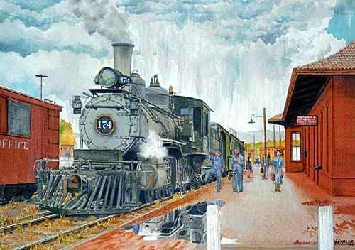 John Coker Railroad Art